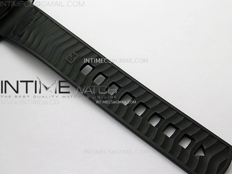 Seamaster 300m 43.5mm Black Ceramic VSF 1:1 Best Edition Black Dial on Black Rubber Strap A8806